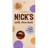 NICK'S -Cukormentes tejcsokoládé -75gr./gluténmentes/