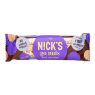 NICK'S Go Nuts Étcsokis talppal 30g. VEGÁN /Gluténmentes/