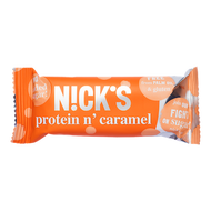 NICK'S Karamellás Protein Bar 50gr. /Gluténmentes/