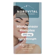 Nordvital Hialuronsav komplex vegán - 30db