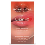 Nordvital Lizin-C szelénnel és cinkkel vegán kapszula - 60db