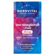 Nordvital Vas-biszglicinát vegán - 60db