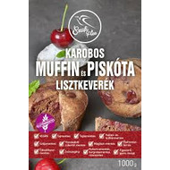 SZAFI FREE KAROBOS MUFFIN ÉS PISKÓTA LISZTKEVERÉK 1000G (GLUTÉNMENTES, TEJMENTES, TOJÁSMENTES, MAGLISZTMENTES, ZSÍRSZEGÉNY, VEGÁN)