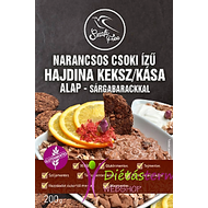 SZAFI FREE NARANCSOS CSOKI ÍZŰ HAJDINA KÁSA / KEKSZ ALAP - SÁRGABARACKKAL 200G (GLUTÉNMENTES)