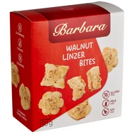 Barbara Dióval szórt, kajszibarackízzel töltött linzer Gluténmentes omlós sütemény 150g
