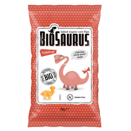 KUKORICÁS SNACK, KETCHUPOS "BIOSAURUS BABE" BIO 50 G