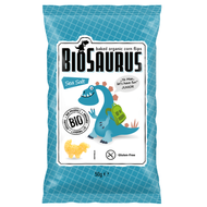 KUKORICÁS SNACK, TENGERI SÓS "BIOSAURUS JUNIOR" BIO 50 G