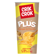CRIK CROK GLUTÉNMENTES MÉZES-GYÖMBÉRES BURGONYACHIPS 100G