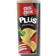 CRIK CROK JALAPENO PAPRIKÁS GLUTÉNMENTES CHIPS 100G. (ENYHÉN CSÍPŐS)
