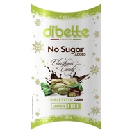 Dibette NAS hozzáadott cukor nélküli Dubai style krémmel töltött étcsokoládé desszert szaloncukor édesítőszerekkel 200g LAKTÓZMENTES