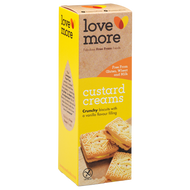 Love More vaníliakrémmel töltött keksz 115g.