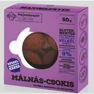 Majomkenyér málnás-csokis 50g.