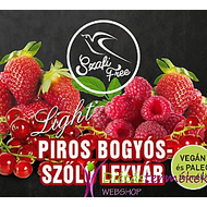 SZAFI FREE PIROS BOGYÓS-SZŐLŐ LEKVÁR 350G