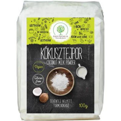 Éden prémium Kókusztejpor , Vegán Kazeinmentes 100gr.