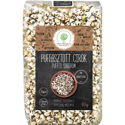 Éden Puffasztott cirok 80 g. natúr