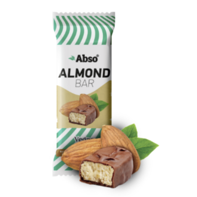 Abso Almond Bar 35 g- mandulás vegán desszert szelet