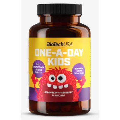 Biotech USA One-a-day Kids rágótabletta 90 db