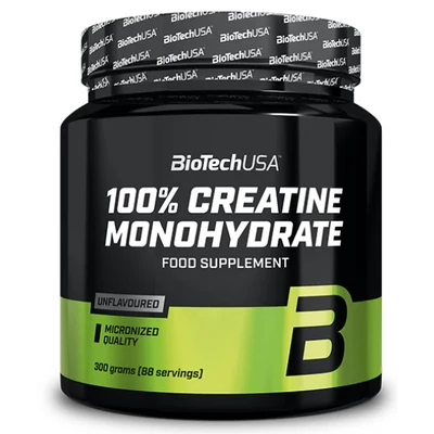 Biotech Usa 100% Creatine Monohydrate - 300 g ízesítetlen