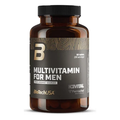 Biotech USA Multivitamin For Men from organic sources - 60 tabletta