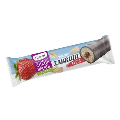 CORNEXI EPRES TÖLTELÉKKEL TÖLTÖTT ZABRÚD KAKAÓS BEVONATTAL ,ÉDESÍTŐSZERREL,HOZZÁADOTT CUKOR NÉLKÜL 30G.