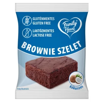 Family Heart glutén- és laktózmentes brownie kókuszos 30 g