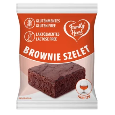 Family Heart glutén- és laktózmentes brownie rumos 30 g