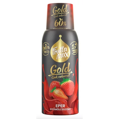 Frutta Max GOLD Eper gyümölcsszörp 500 ml