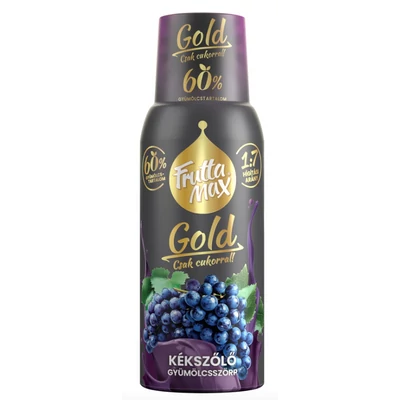 Frutta Max GOLD Kékszőlő gyümölcsszörp 500 ml