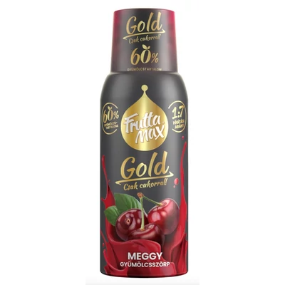 Frutta Max GOLD Meggy gyümölcsszörp 500 ml