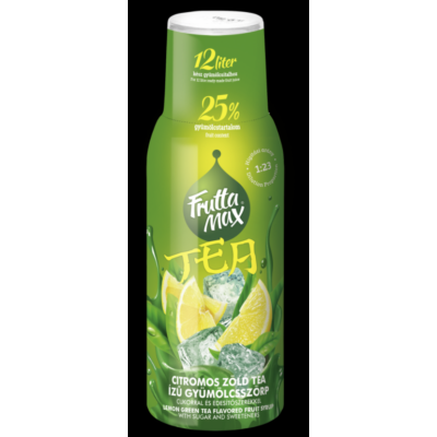 FruttaMax Citromos zöld tea ízű szörp 500ml