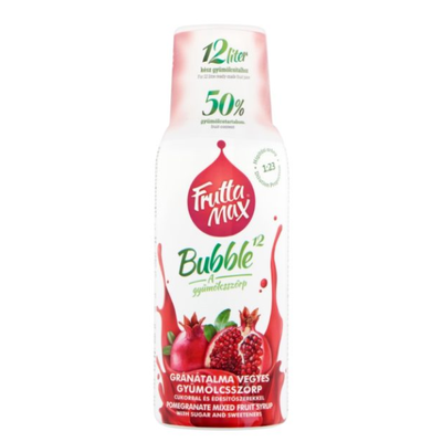 FRUTTAMAX GRÁNÁTALMA vegyes gyümölcsszörp 500 ml