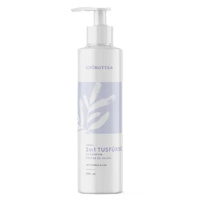 Györgytea Férfi 2in1 tusfürdő és sampon vetiverolajjal 250ml