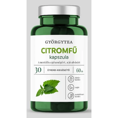 Györgytea Citromfű kapszula 60 db
