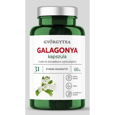 Györgytea Galagonya kapszula 60 db