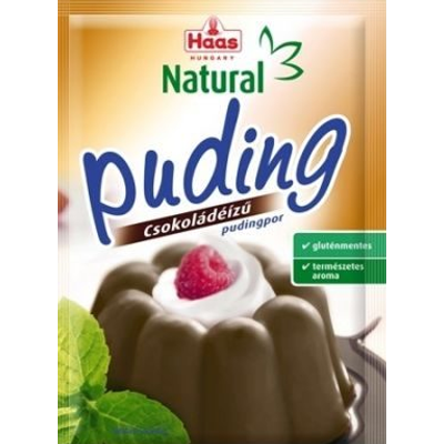 HAAS CSOKOLÁDÉÍZŰ PUDINGPOR  44G /gm/
