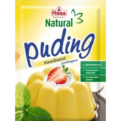 HAAS VANILIAÍZŰ  PUDINGPOR 40G /gm/
