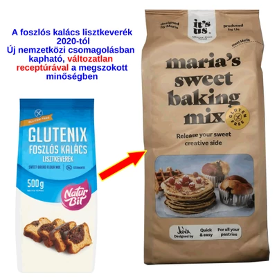 Glutenix foszlós kalács lisztkeverék /Maria's sweet baking mix 500g