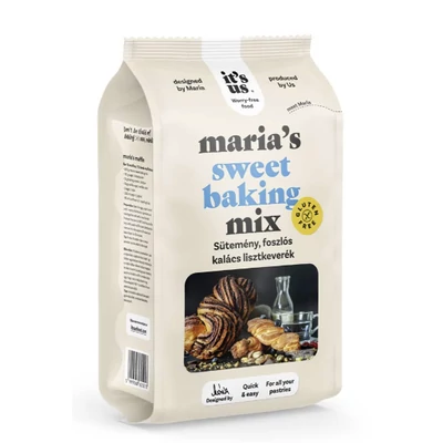 It’s us Maria’s sweet baking mix GLUTENIX gluténmentes FOSZLÓS KALÁCS sütőkeverék 1000g