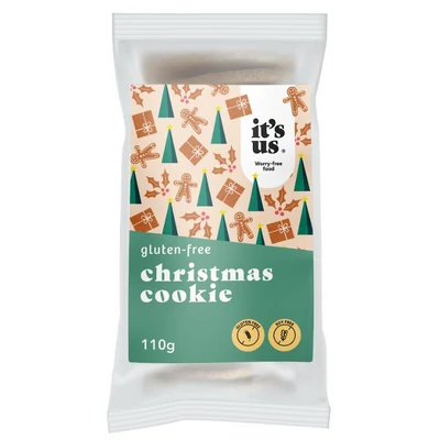 It's Us gluténmentes Christmas Cookie 110g.