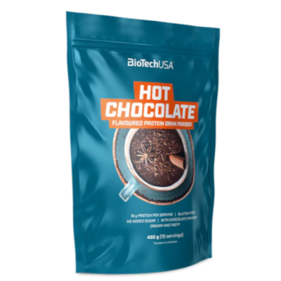Biotech Usa  Hot chocolate, fehérje tartalmú forrócsoki italpor 450 g