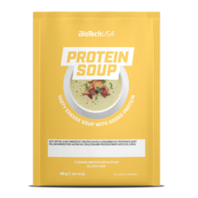 Biotech Usa Protein Soup sajt ízesítésű, fehérjében gazdag levespor 30 g