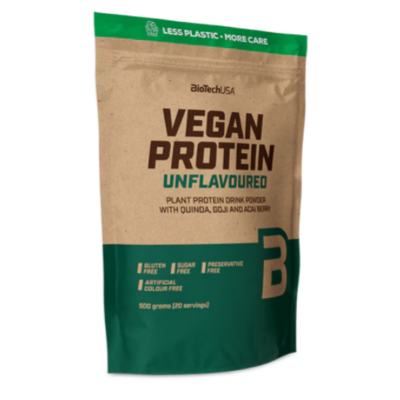 Biotech Usa Vegan Protein Unflavoured 500 g ízesítetlen