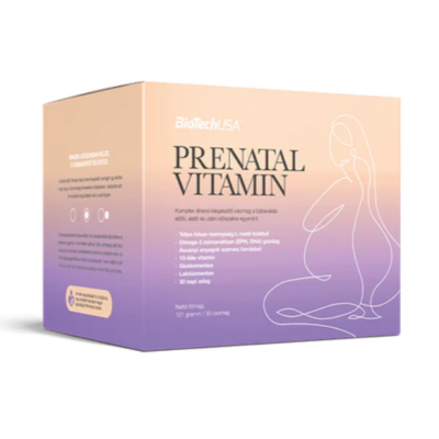 Biotech Usa Prenatal Vitamin, babaváró étrendkiegészítő csomag