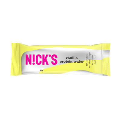 NICK'S-Vaníliás fehérjeszelet-magas fehérje tartalommal 40g./gluténmentes/