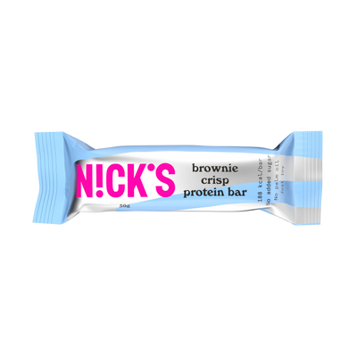 NICK'S Ropogós Brownies proteinszelet 50 g /gluténmentes/