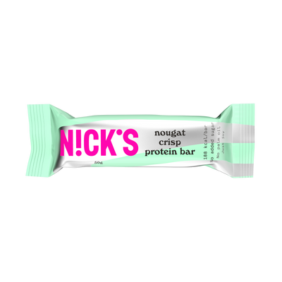 NICK'S Ropogós nugátkrémes proteinszelet 50g./gluténmentes/