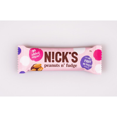 NICK'S  Peanuts n' Fudge 40g./gluténmentes/