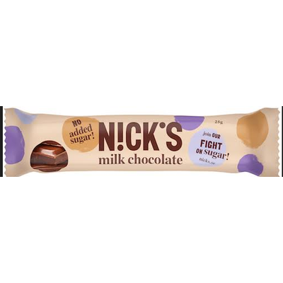 NICK’S -Tejcsokoládé szelet 25 g /gluténmentes/