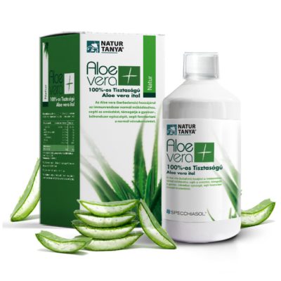 Natur Tanya® S. 100%-os Tisztaságú, Natur Aloe vera Ital, literenként 8000 mg poliszacharid tartalommal 1000 ml