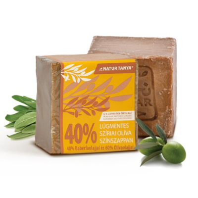Natur Tanya® Lúgmentes Színszappan - 40%-os bio babérfaolaj tartalom, a teljes testre és hajmosáshoz is!